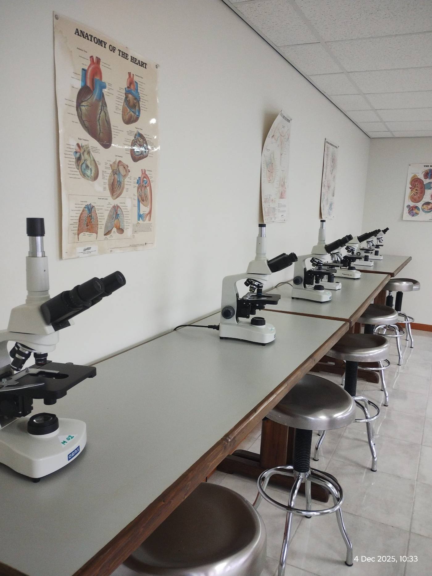 Aureus University anatomy and microscopy laboratory