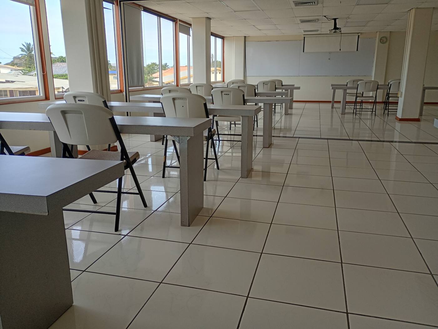 Classroom with ocean view